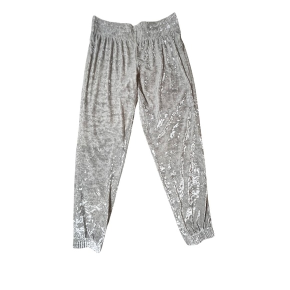 Victoria's Secret Velvet Joggers Lounge Pants Small S Elastic Waist Soft - Picture 1 of 6
